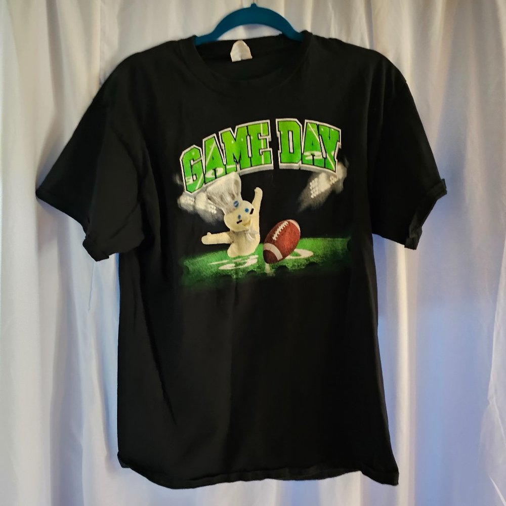 Game day short sleeve t shirt black large Doughboy